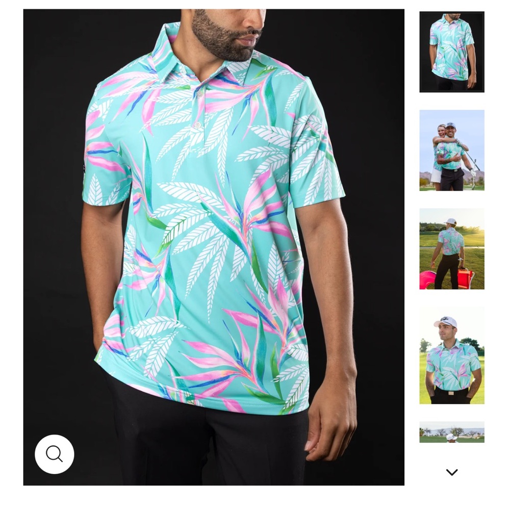 Sunday Swagger golf polo L